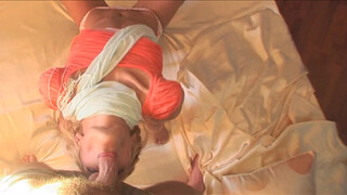 Barely legal woman Sasha loses herself during a sensual round of cock sucking