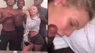 Little TikTok Taut Teenage Lean Interracial Daughter BIG BLACK COCK eighteen Years Old GIF