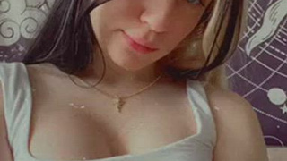 Teenage Skirt Juggling Titties legitimate Years Old GIF