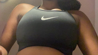 Black Huge-Boobed nineteen Years Old GIF