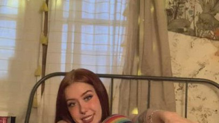 Socks Redhead Puny Gams Scarcely Legitimate Culo eighteen Years Old GIF