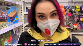 I picked up a lady in &#34;Auchan&#34; and instantaneously dragged her to the toilet to plow